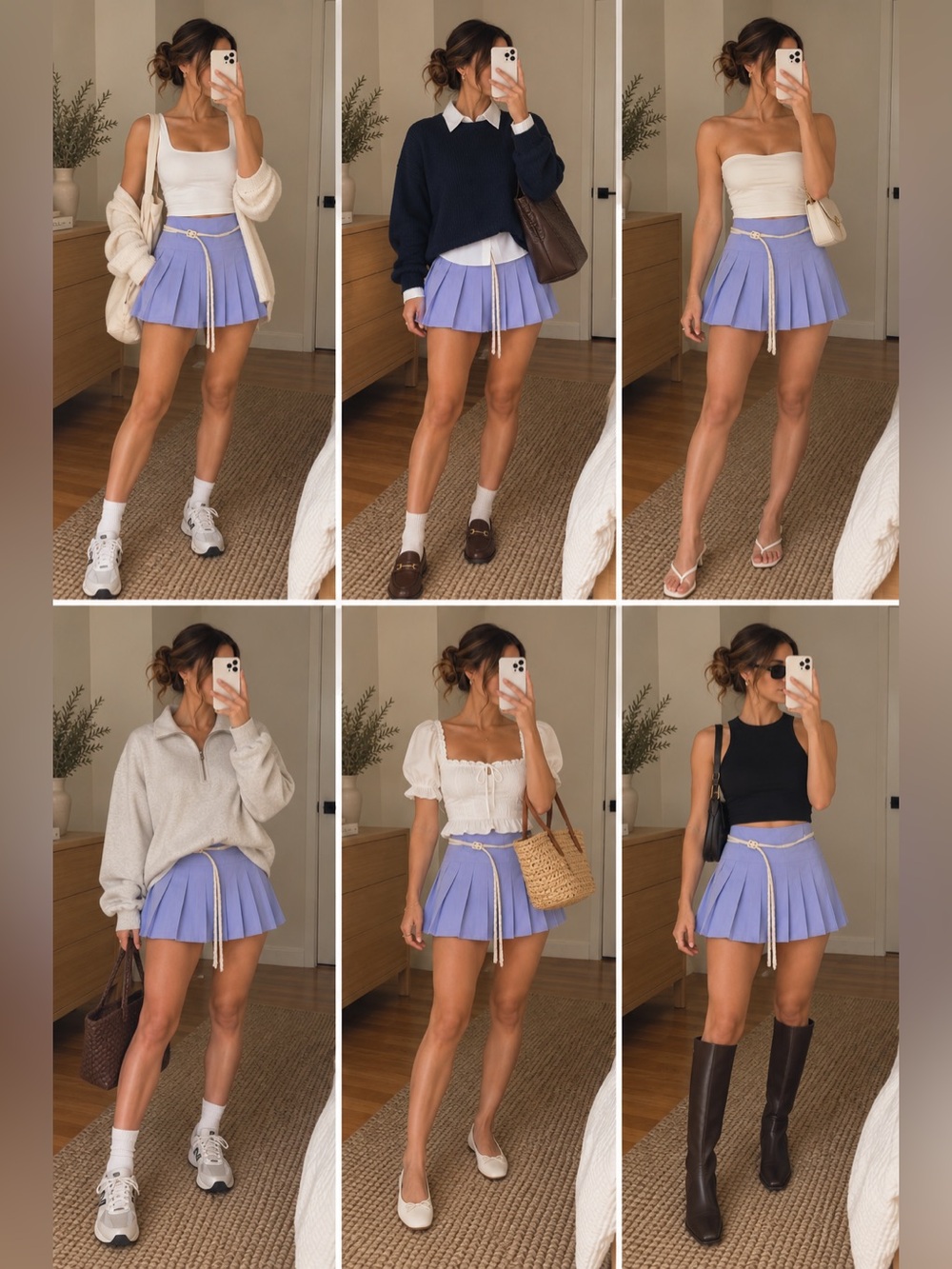 NWT The Waking Insects Pleated Irises Mini Skirt
